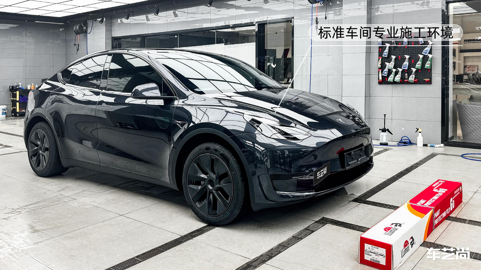 特斯拉Model Y贴龙膜G0隐形车衣案例