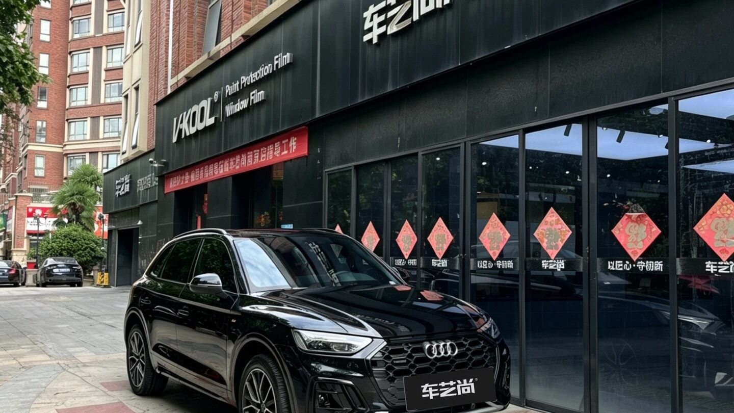 南京奥迪 Q5L 贴膜案例｜威固小蓝企鹅隐形车衣上车