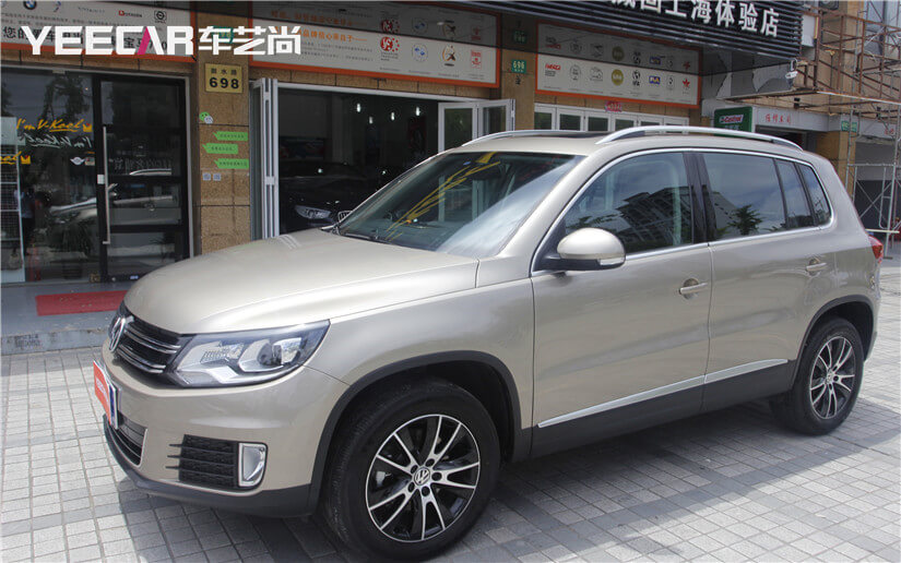 大众途观前档V70+侧后挡K28施工案例