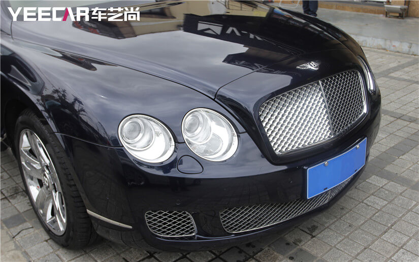 宾利镀晶效果展示