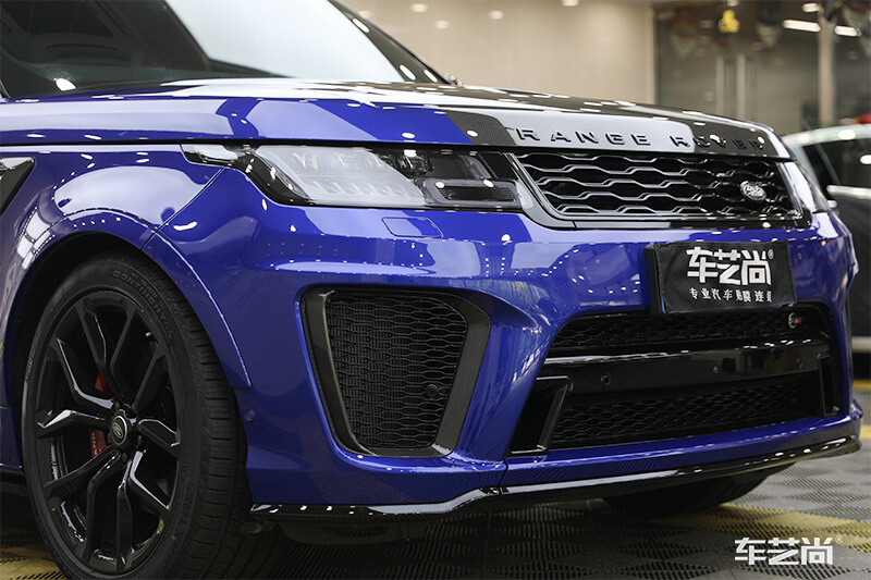 路虎SVR贴膜细节展示图