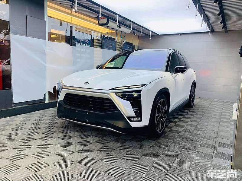 蔚来ES8施工威固漆面保护膜前