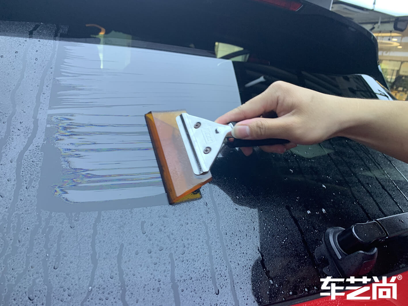 保时捷卡宴装贴威固V70+V40，施工流程展示（图六）