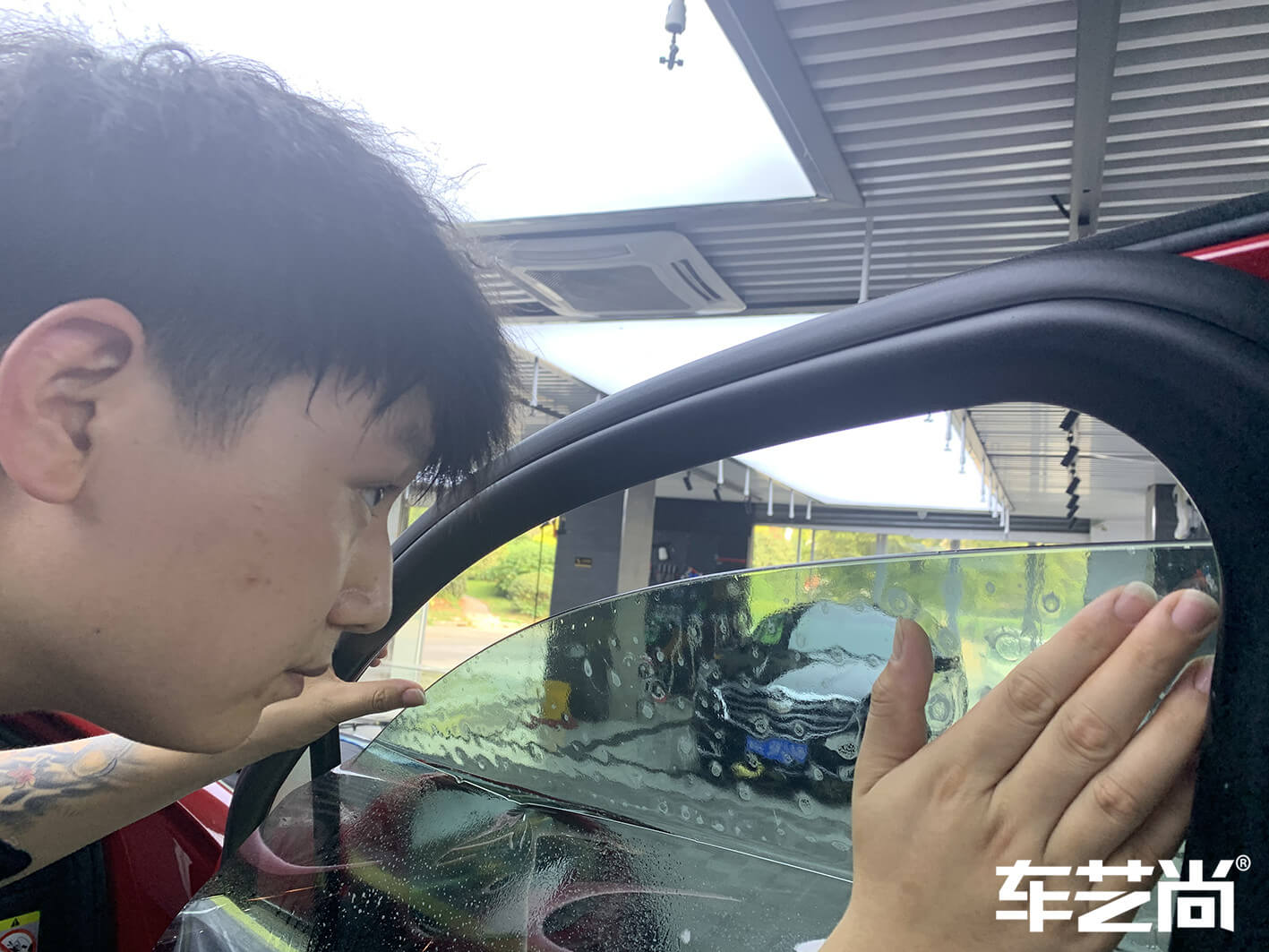 保时捷卡宴装贴威固V70+V40，施工流程展示（图十五）