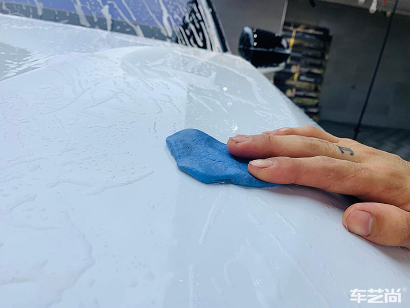 蔚来ES8施工威固漆面保护膜过程