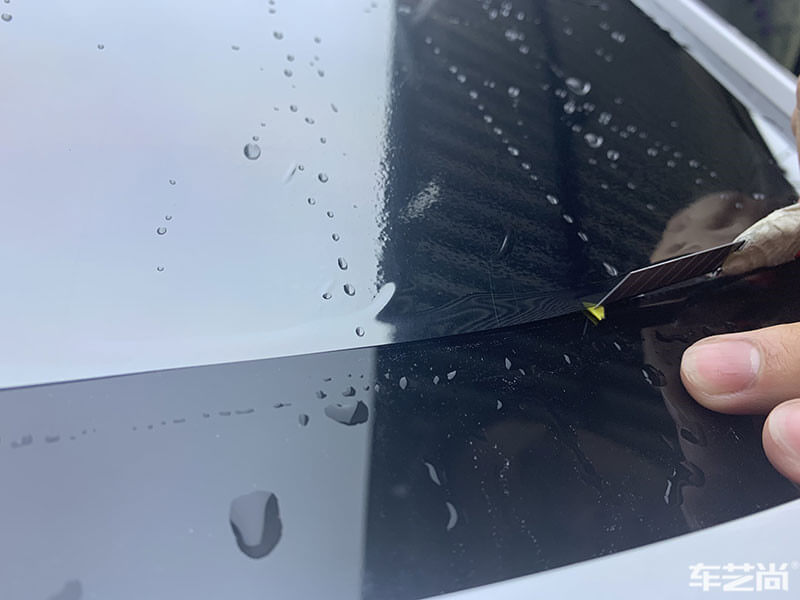 宝马3系施工威固隔热膜案例过程展示