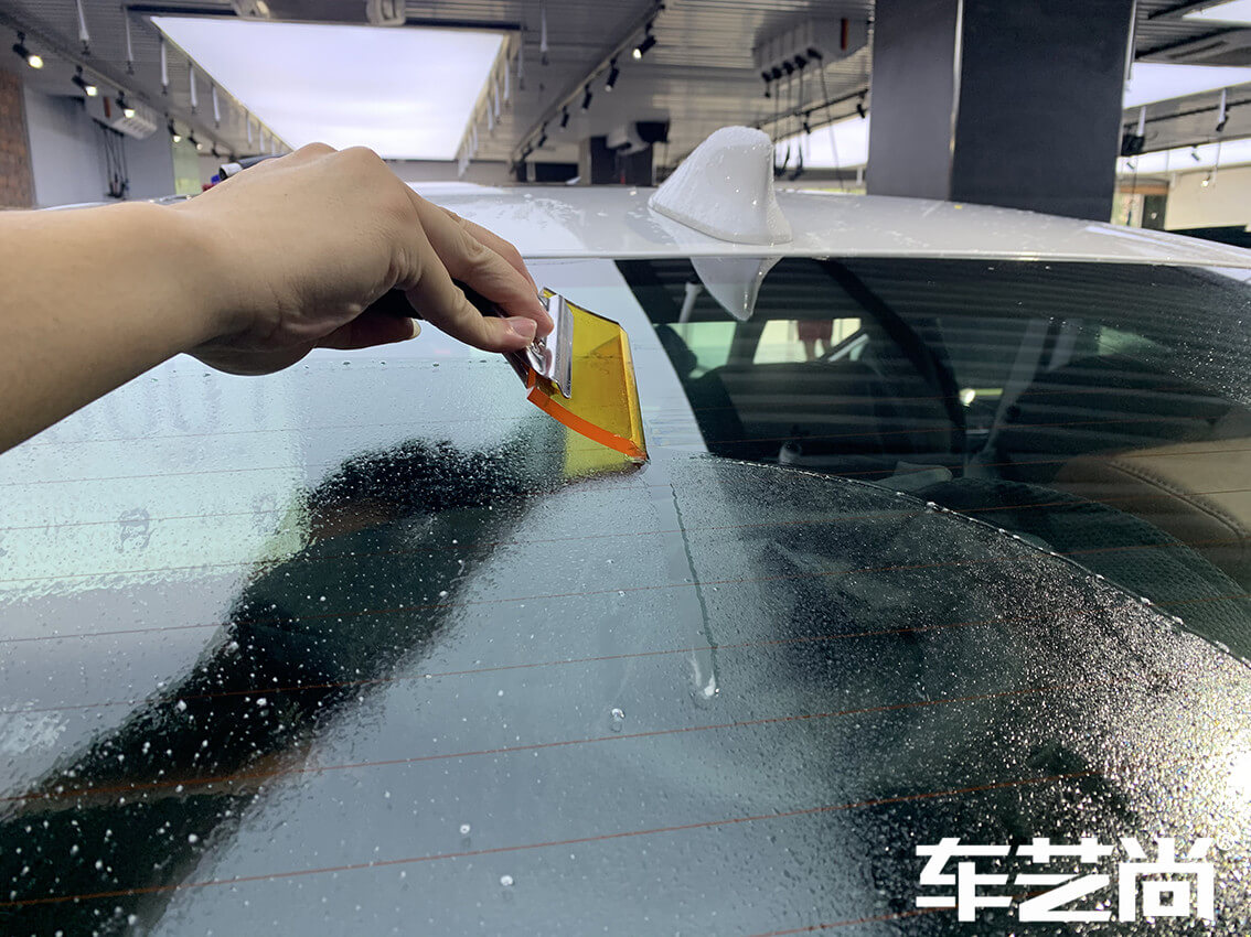 沃尔沃S60施工威固玻璃膜施工案例展示图（5）