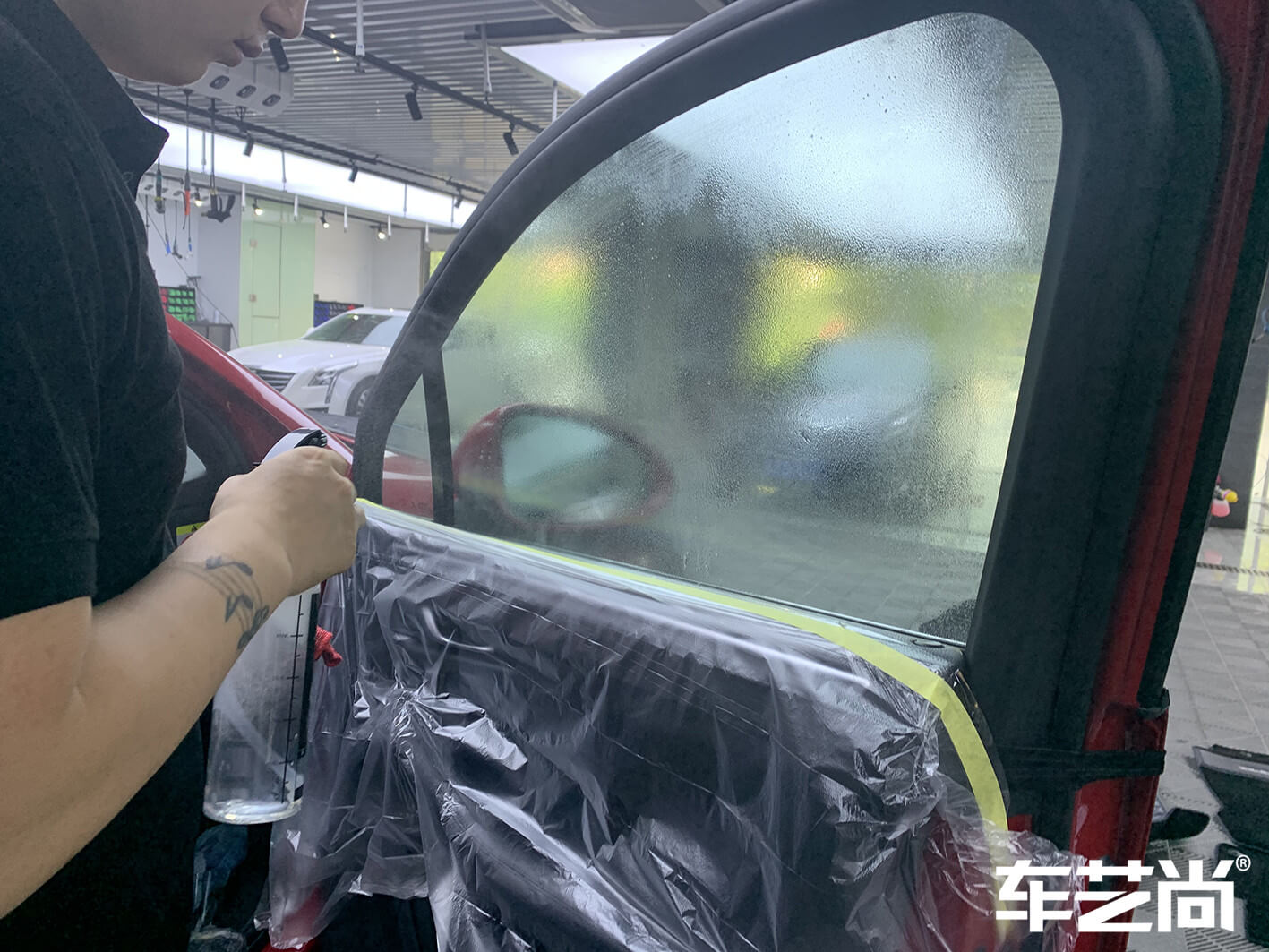 保时捷卡宴装贴威固V70+V40，施工流程展示（图十三）