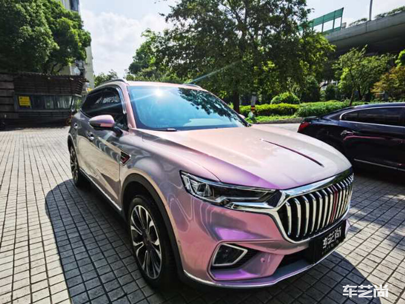 改色膜施工效果