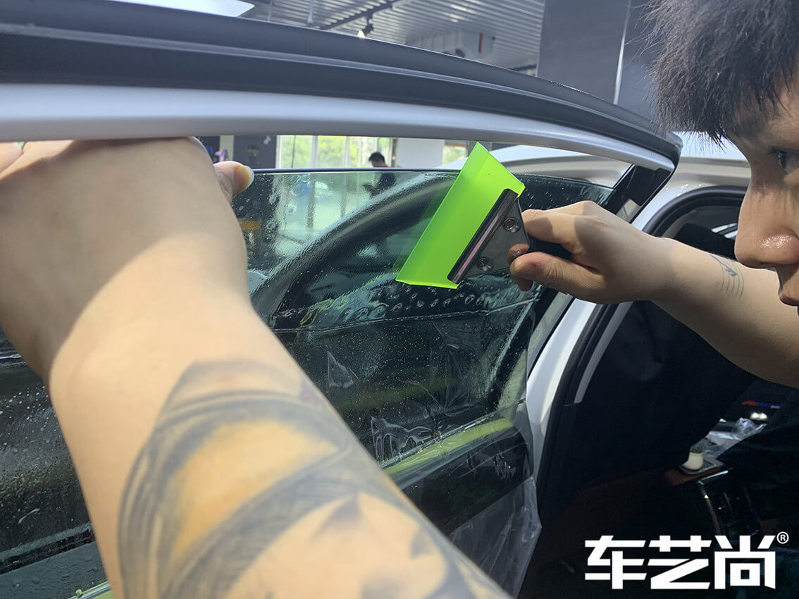 沃尔沃S60施工威固玻璃膜施工案例展示图（8）