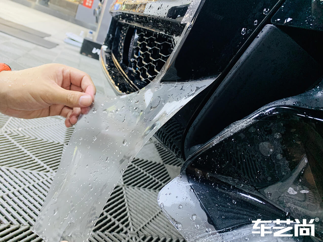 宝马X3装贴威固隐形车衣案例展示图（6）