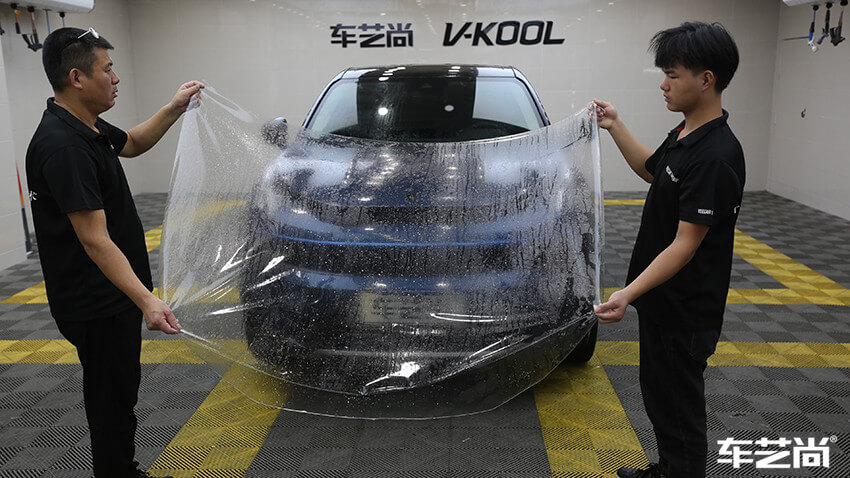 领克05施工威固隐形车衣，施工流程展示（9）