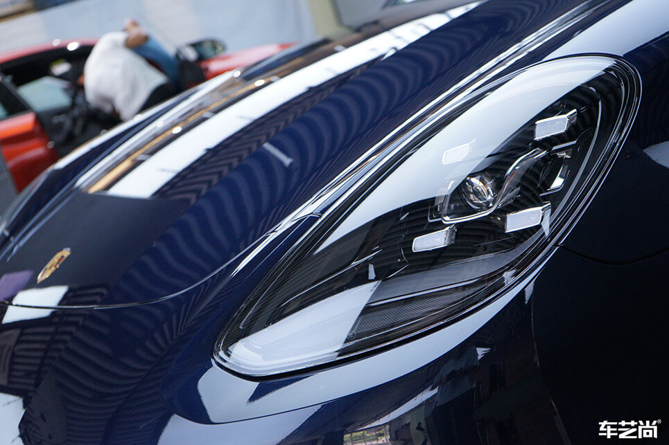 保时捷帕拉梅拉施工威固车衣，施工流程展示（17）