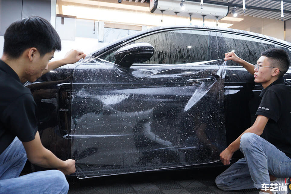 保时捷帕拉梅拉选择车艺尚施工威固车衣，专业施工展示（14）