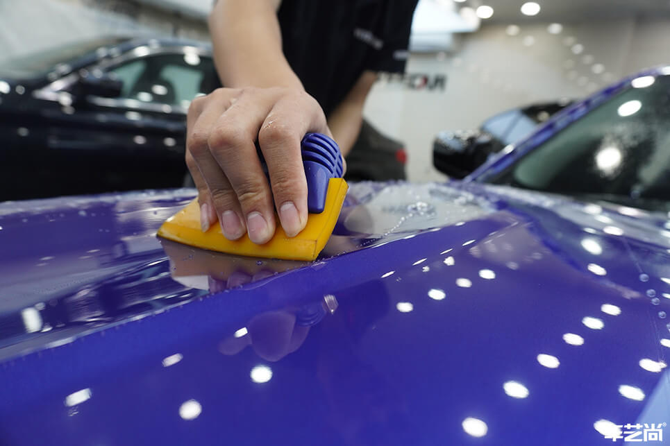 宝马3系施工隐形车衣（11）