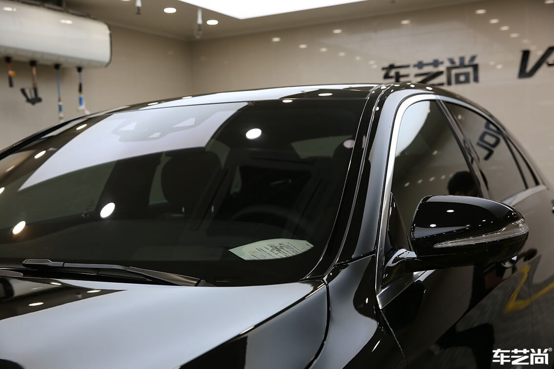 奔驰 S450L装贴威固隔热膜效果怎么样（13）