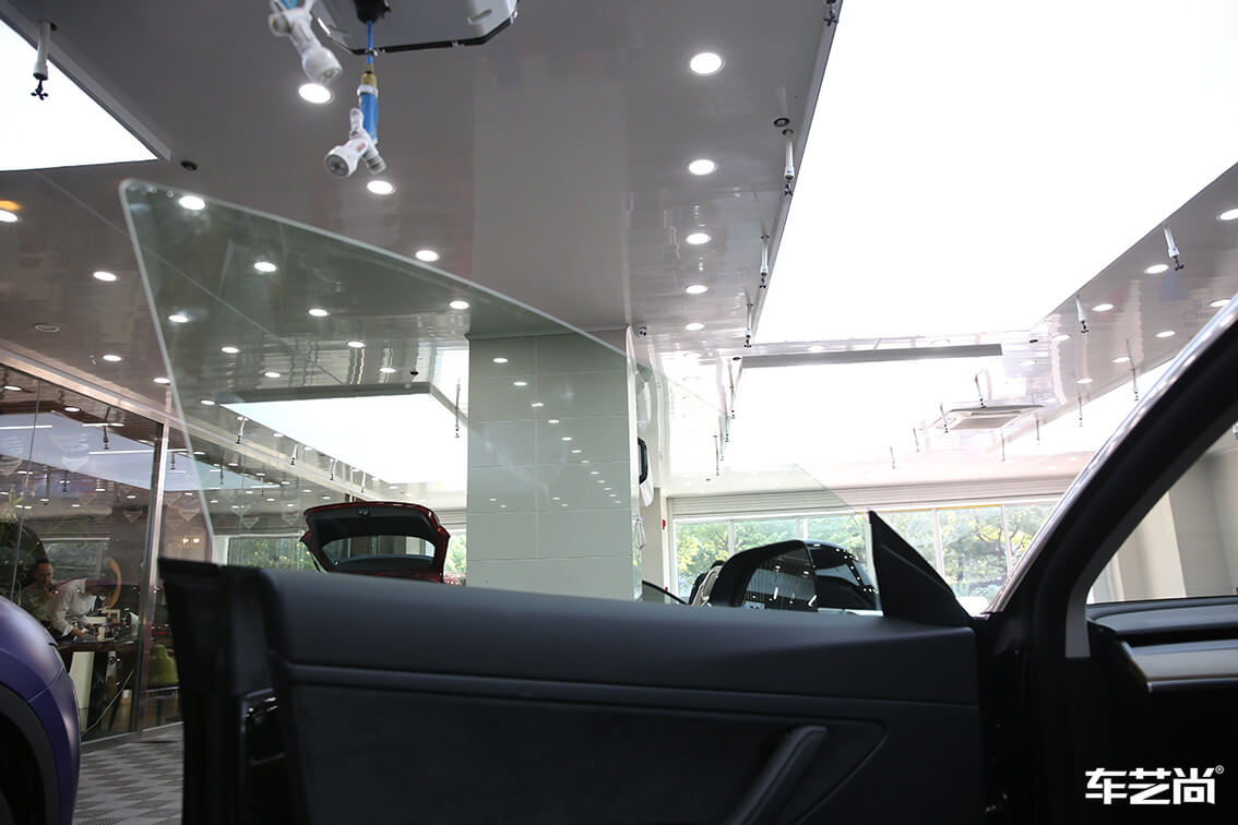 特斯拉施工威固隔热膜案例展示（16