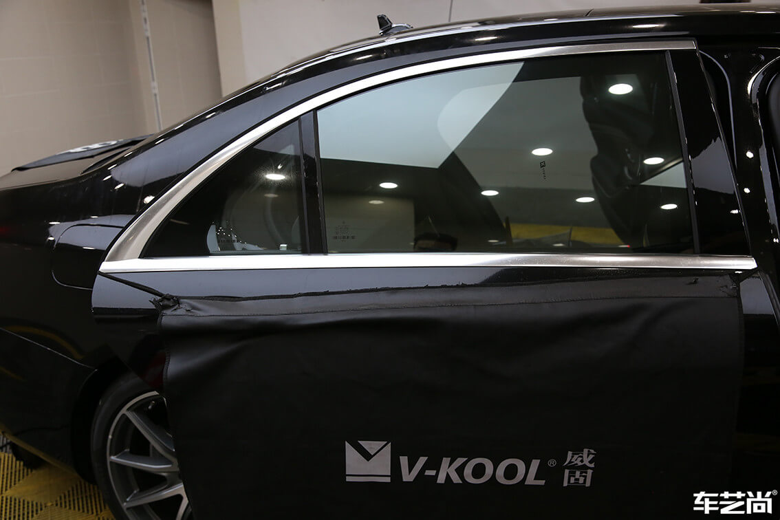奔驰 S450L装贴威固隔热膜效果怎么样（11）