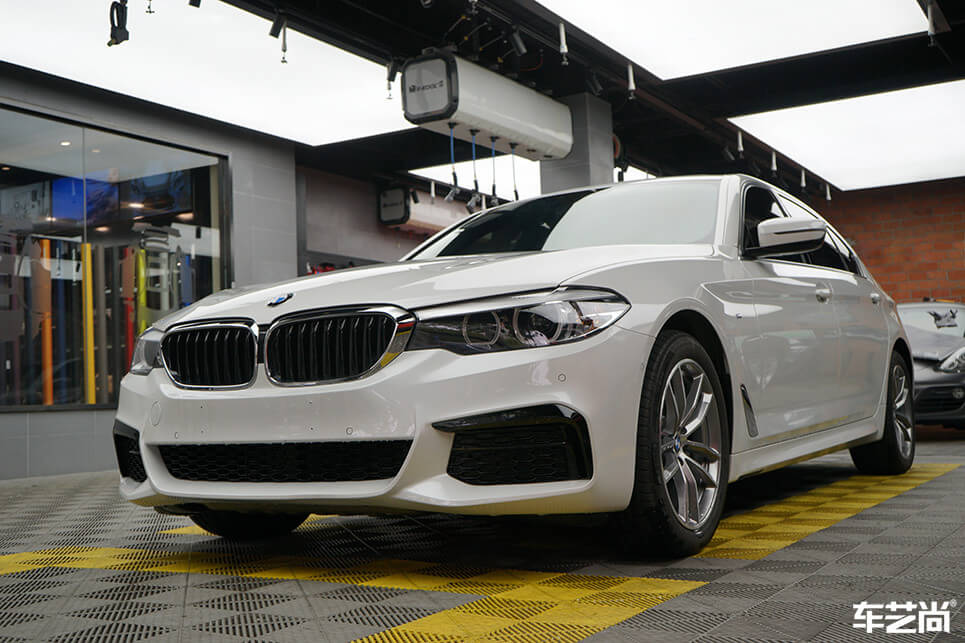 宝马5系施工隐形车衣（20）