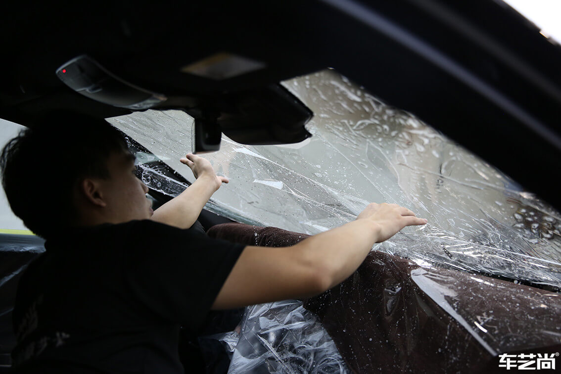 奔驰 S450L装贴威固隔热膜效果怎么样（5）