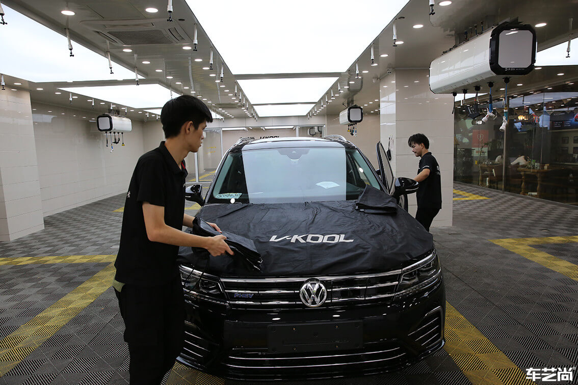 大众430装贴威固隔热膜（18）