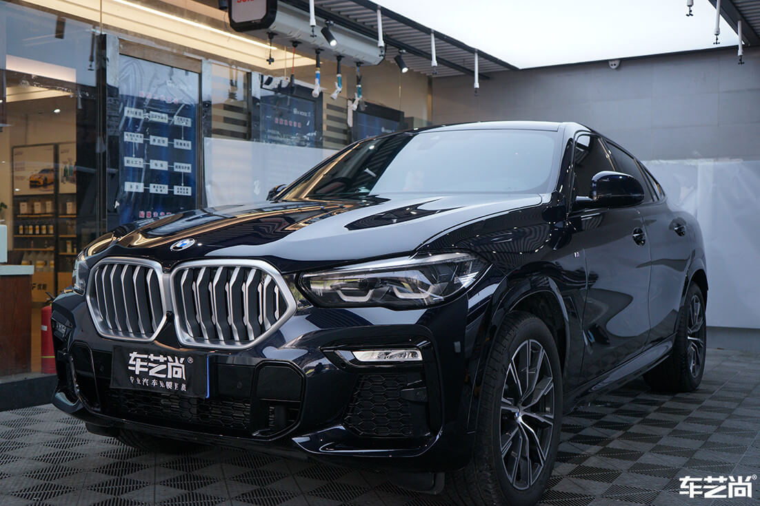 宝马X6贴威固玻璃膜，安全隔热效果好！（8）