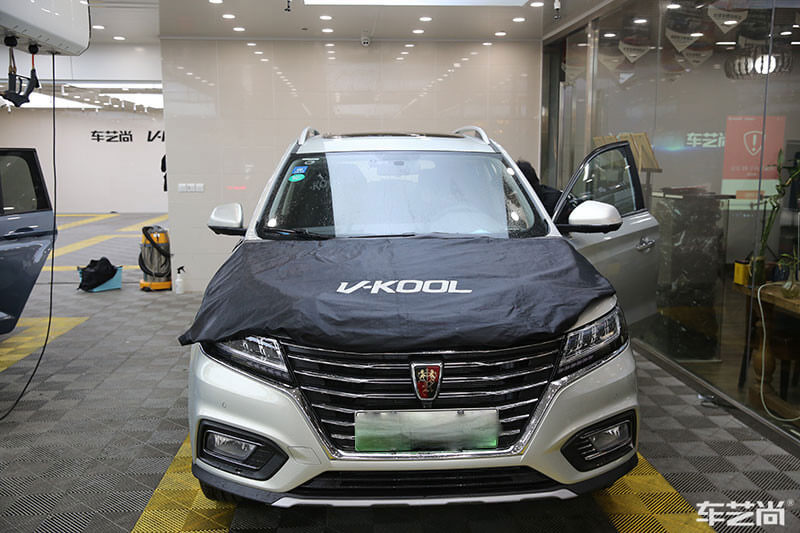 荣威RX5施工威固隔热膜过程展示（图一 施工前）