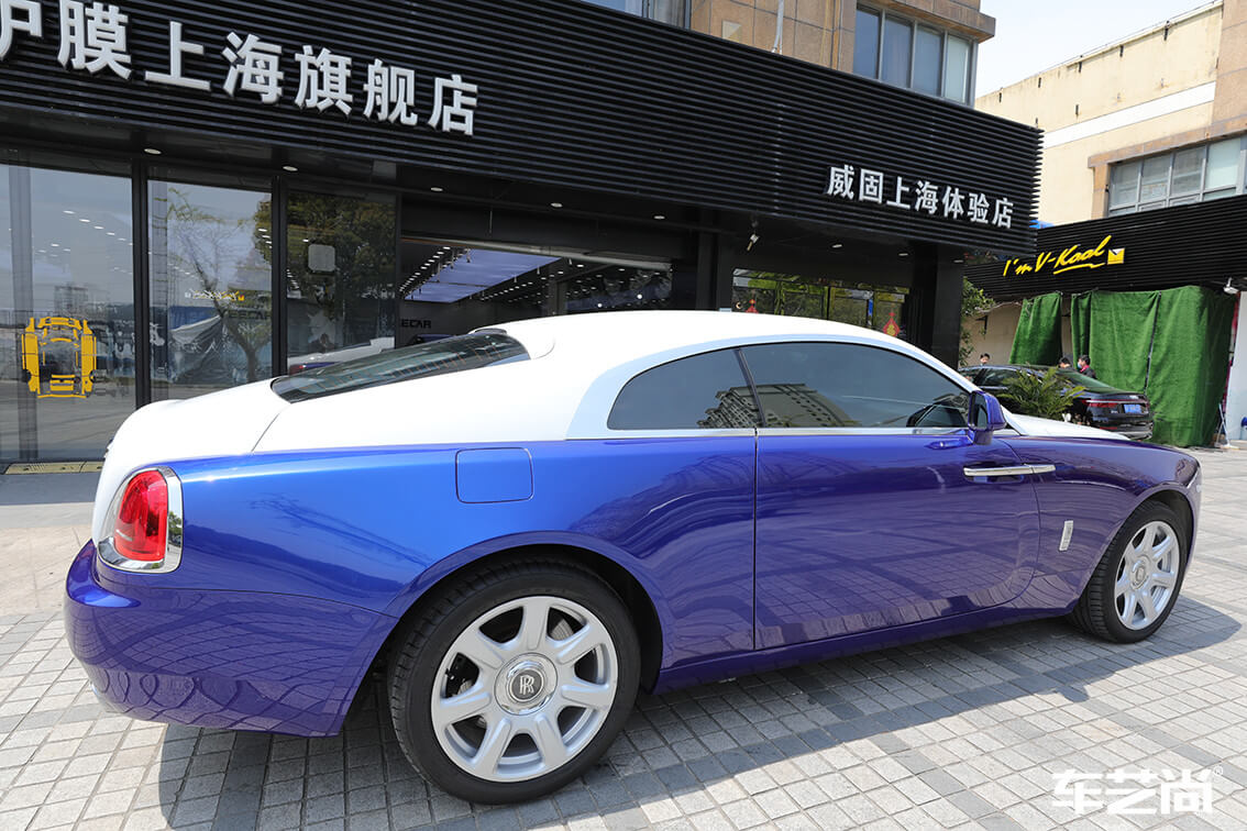 劳斯莱斯施工威固隐形车衣效果展示图（2）