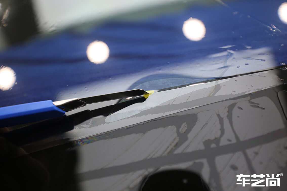 特斯拉 Moel 3选择威固隔热膜施工流程+效果图（10）
