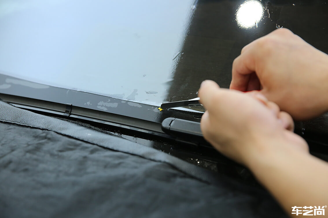 奔驰 S450L装贴威固隔热膜效果怎么样（7）