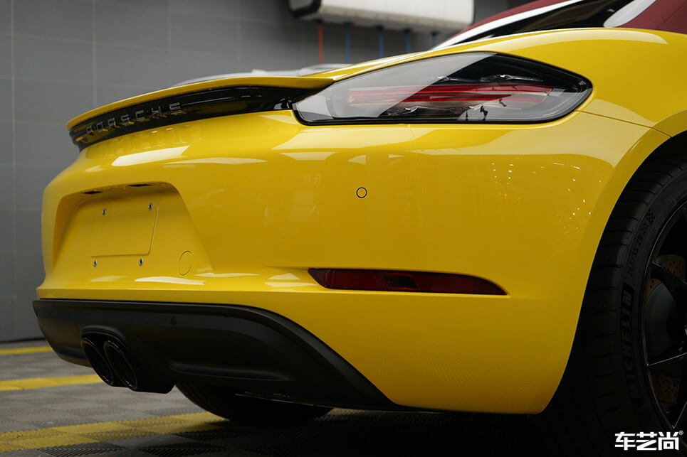 保时捷718选择贴膜施工漆面保护膜（18）