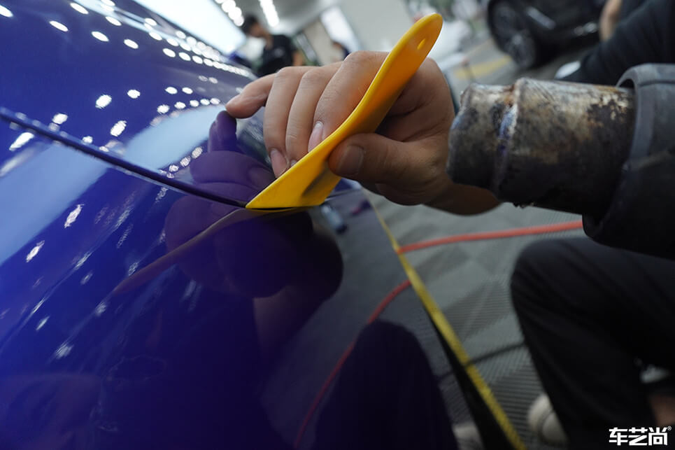 宝马3系施工隐形车衣（8）
