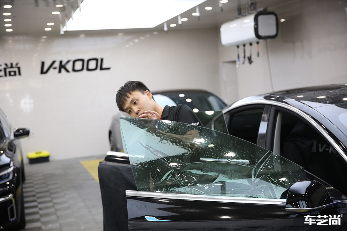 特斯拉施工威固隔热膜案例展示（9