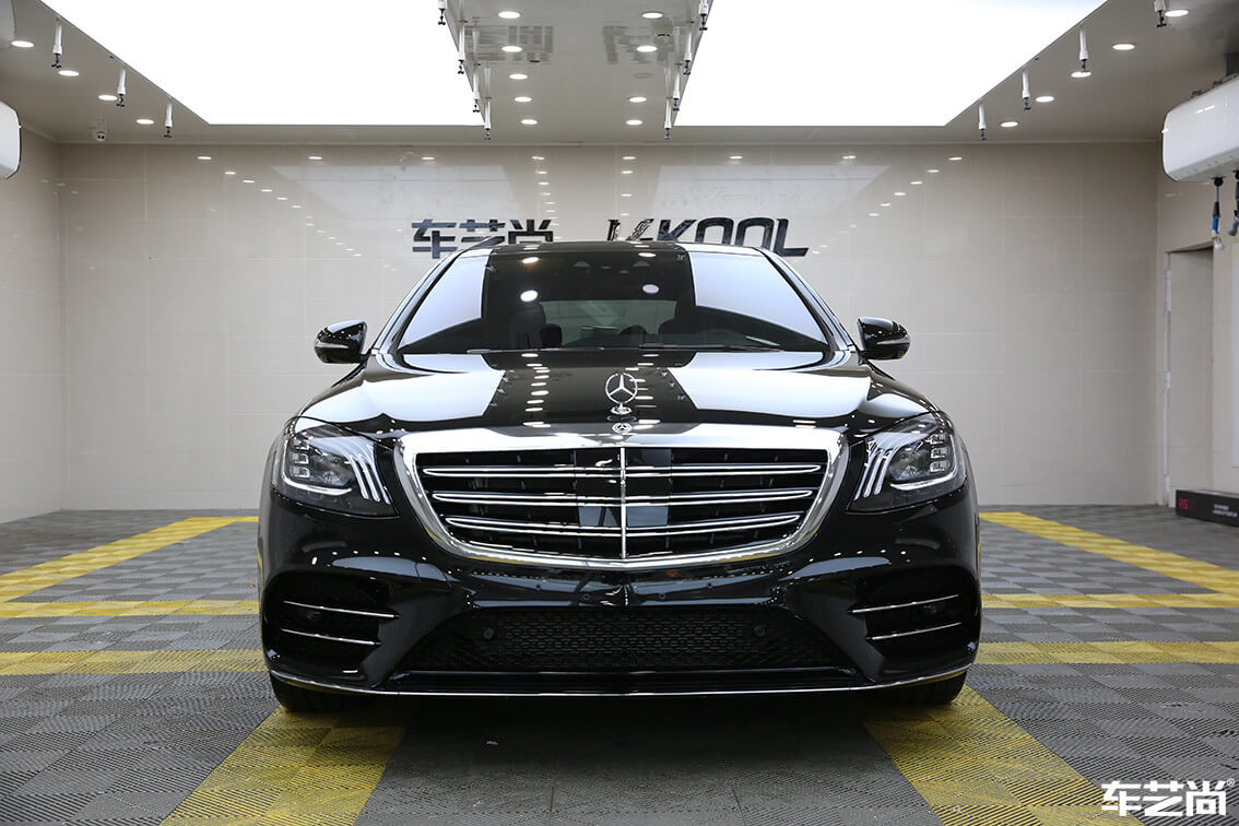 奔驰 S450L装贴威固隔热膜效果怎么样（15）