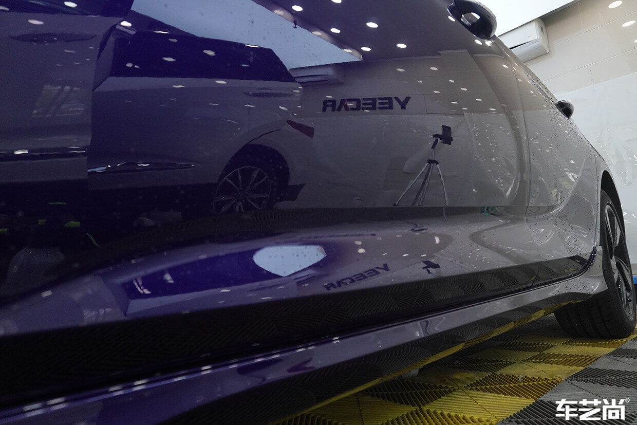 蓝色别克GS施工威固隐形车衣（11）