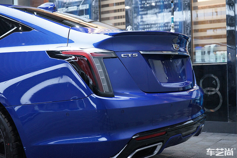 凯迪拉克CT5施工漆面保护膜效果（图四）