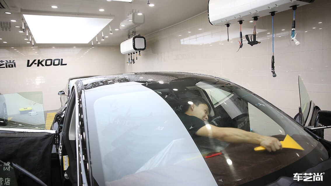 特斯拉施工威固隔热膜案例展示（4）