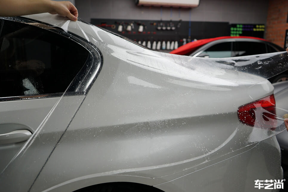 宝马5系施工隐形车衣（8）