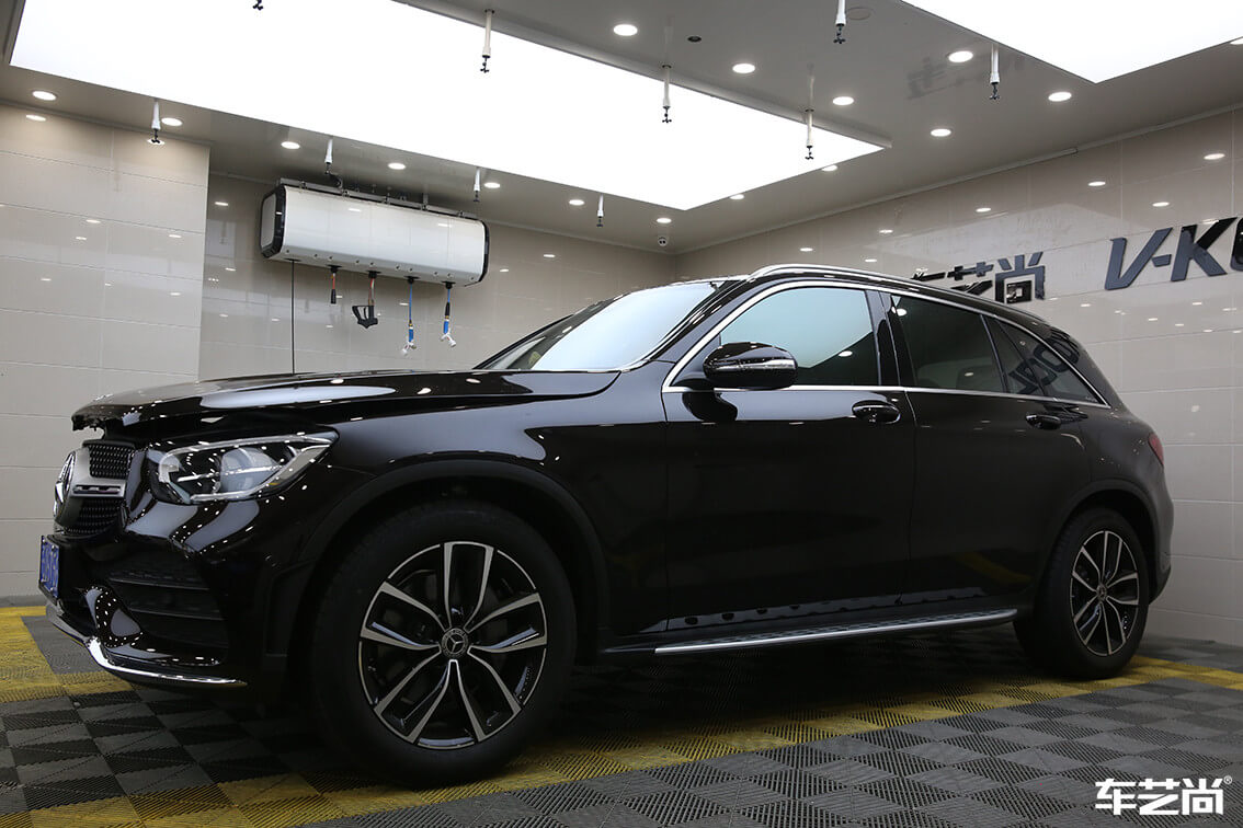 奔驰 GLC300施工威固隐形车衣案例流程展示（21）