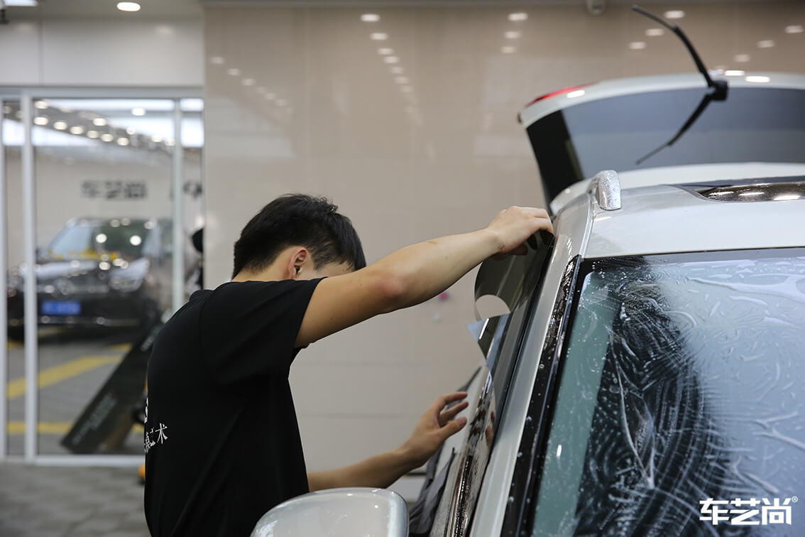 大众330 TSI装贴威固隔热膜，施工效果展示（11）