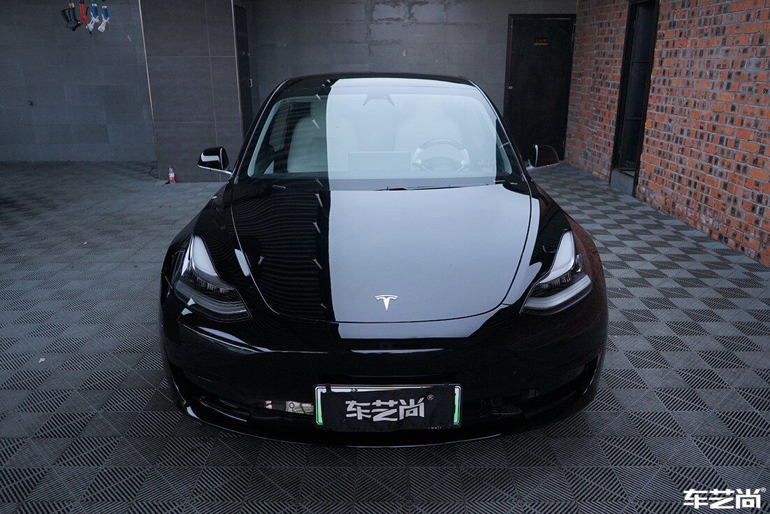特斯拉Model 3施工威固隔热膜案例分享（15）
