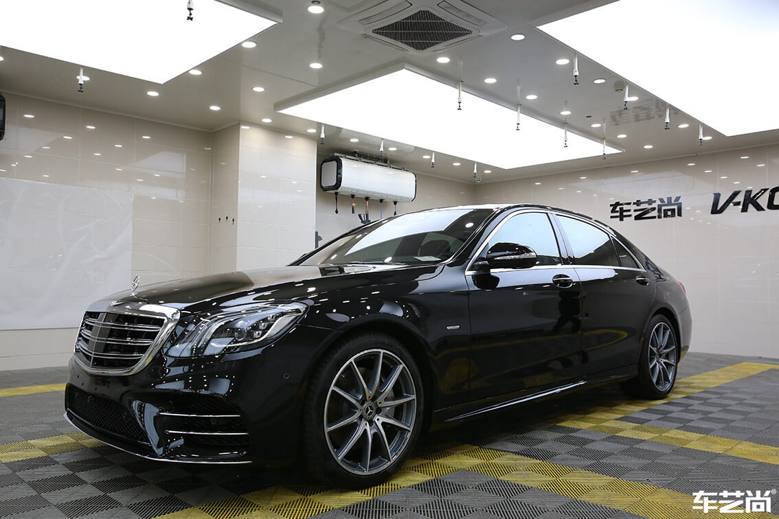 奔驰 S450L装贴威固隔热膜效果怎么样（14）