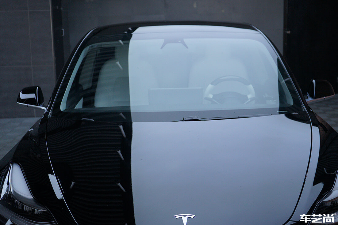 特斯拉Model 3施工威固隔热膜案例分享（16）