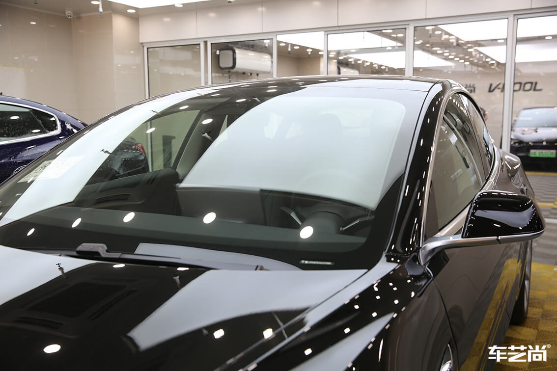 特斯拉施工威固隔热膜案例展示（13