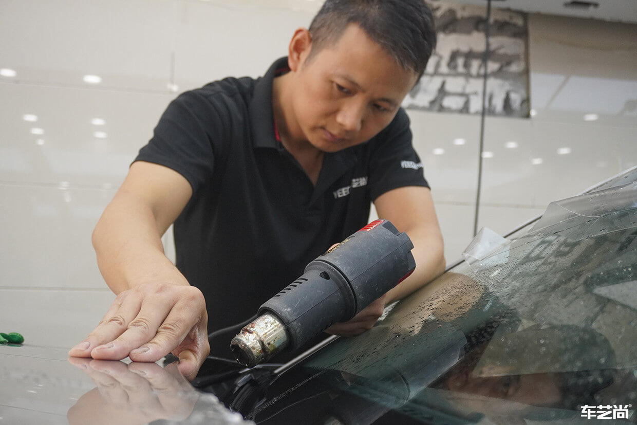 宝马530LE施工威固隐形车衣，防刮耐磨可兼得（8）