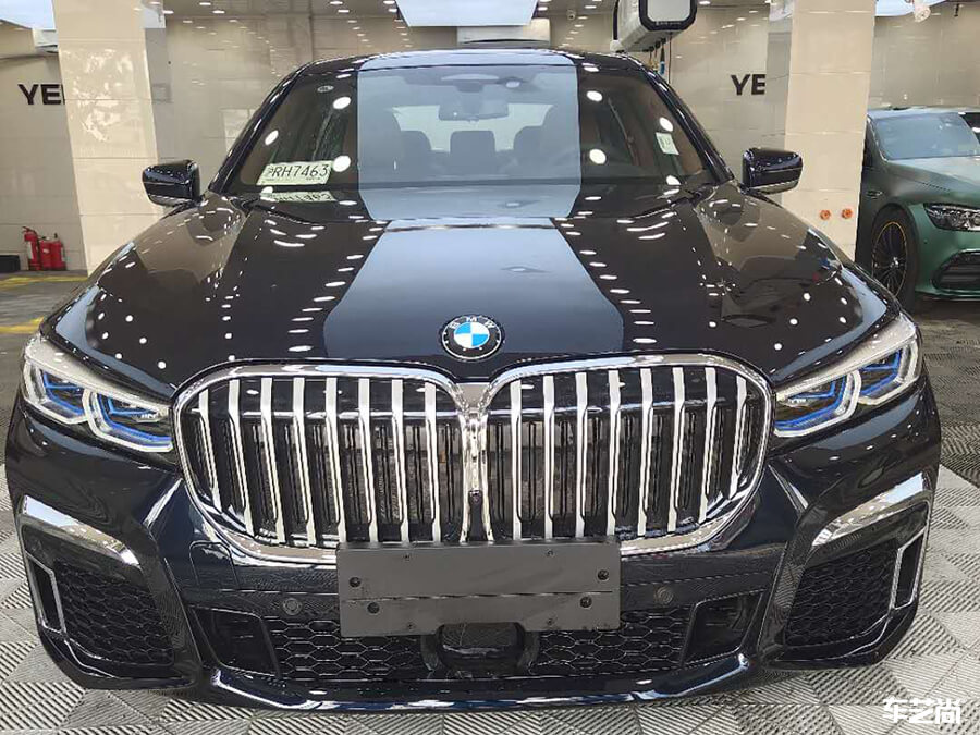宝马7系选择专车专用隐形车衣，施工案例展示（13）