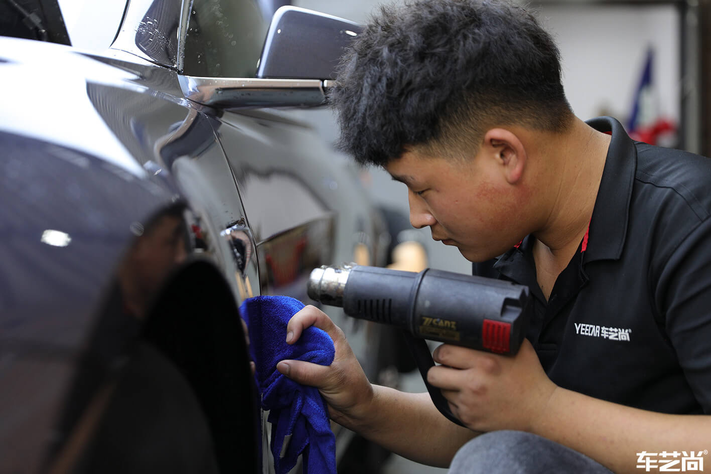 特斯拉Model 3施工威固漆面保护膜案例分享（7）