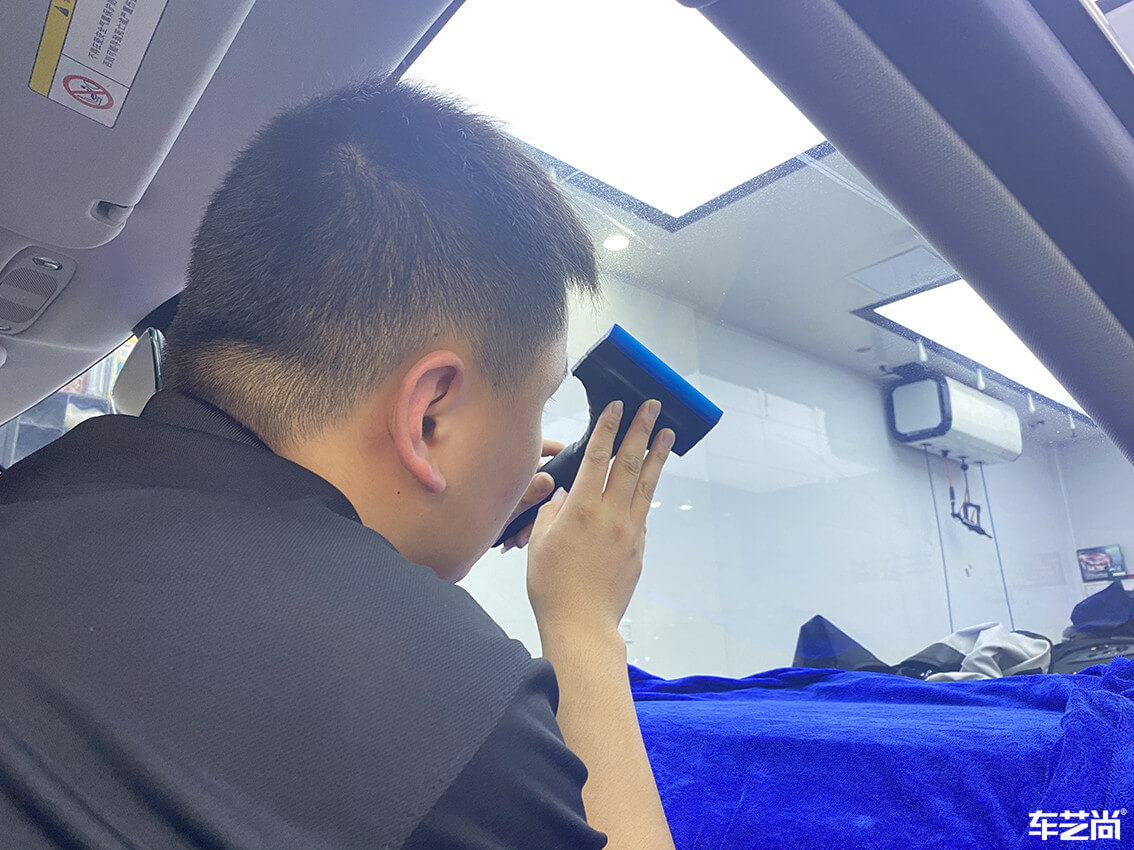 特斯拉Model 3施工威固隔热膜案例分享（9）