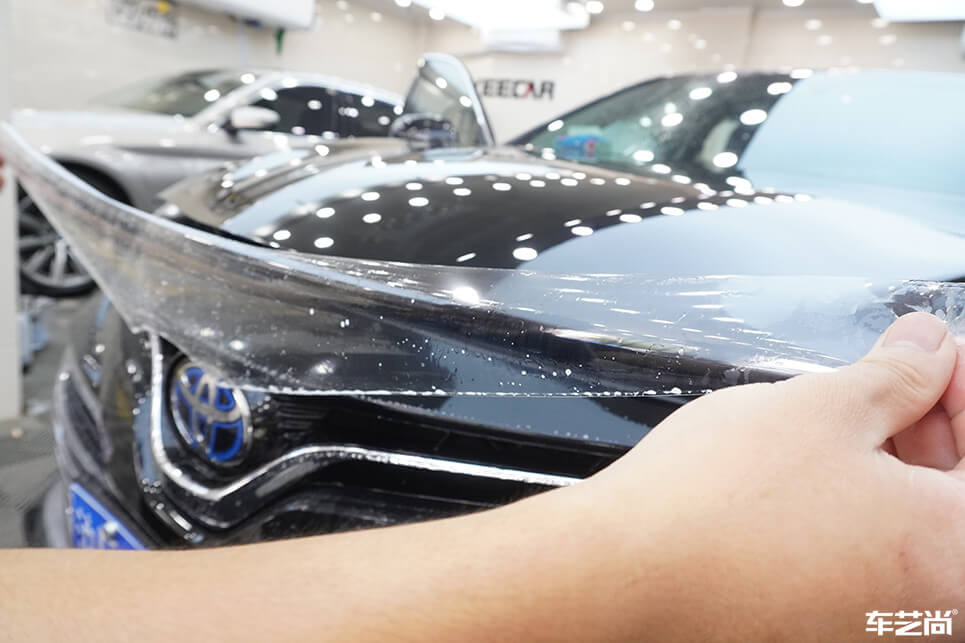 丰田凯美瑞选择车艺尚，施工隐形车衣案例分享（5）