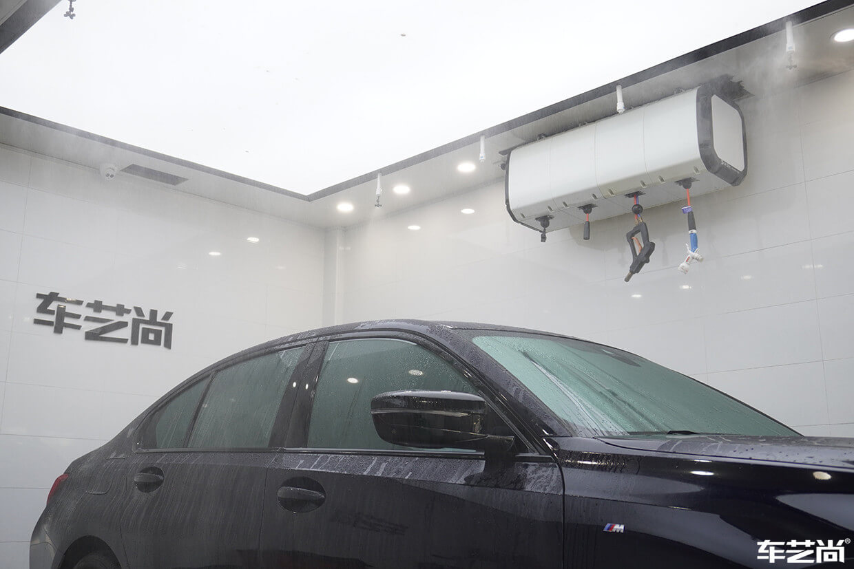 宝马3系装贴威固隔热膜，施工流程展示（1）
